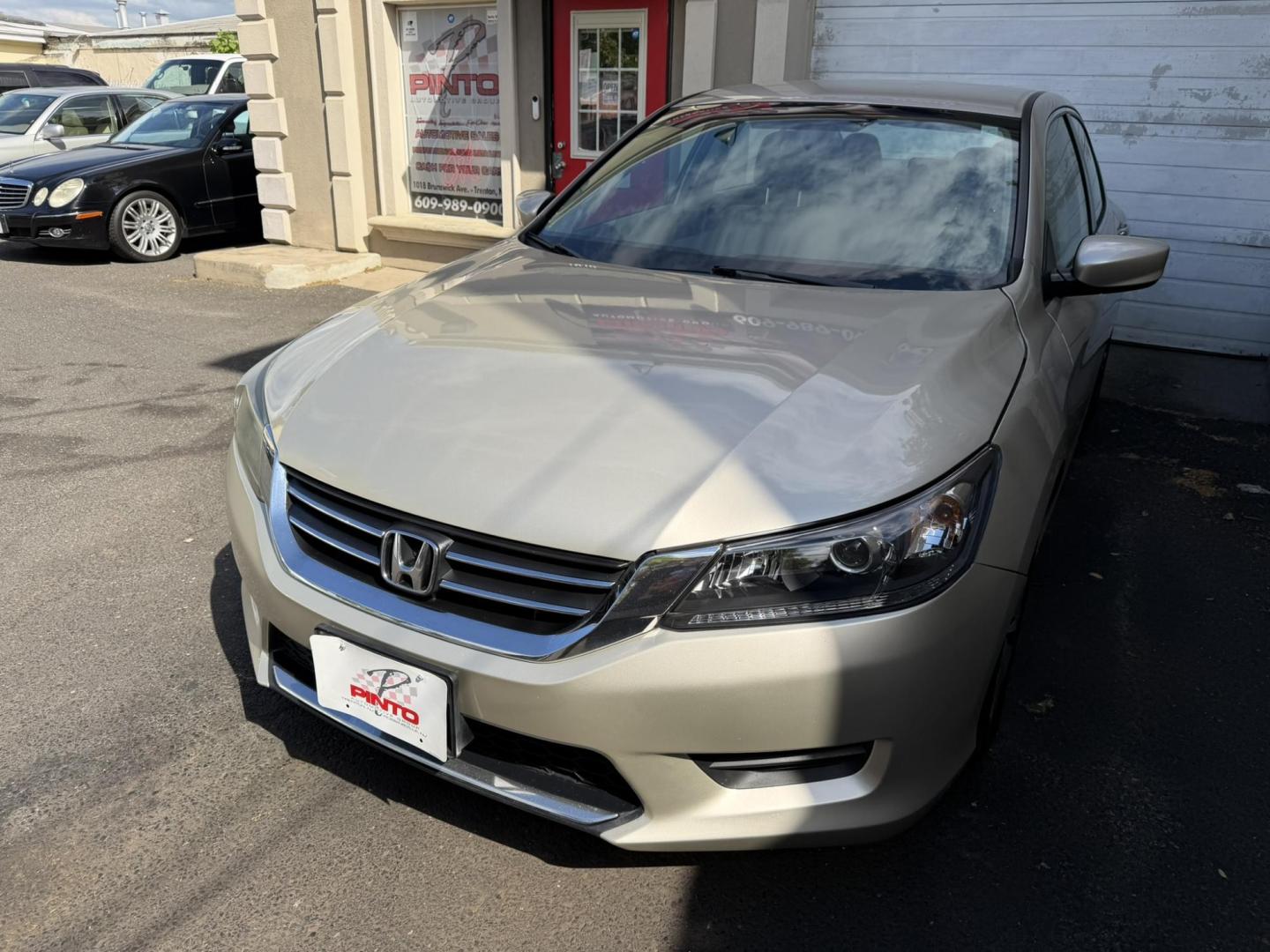 2014 Gold /beige Honda Accord LX Sedan CVT (1HGCR2F39EA) with an 2.4L L4 DOHC 16V engine, Continuously Variable Transmission transmission, located at 1018 Brunswick Ave, Trenton, NJ, 08638, (609) 989-0900, 40.240086, -74.748085 - Here is a really nice 2 owner Honda Accord that has been regularly serviced! Great reliability and super clean vehicle. Recently detailed and ready to go! Please call Anthony to set up an appt. ASAP as this Honda will not last long at all! 609-273-5100 - Photo#8