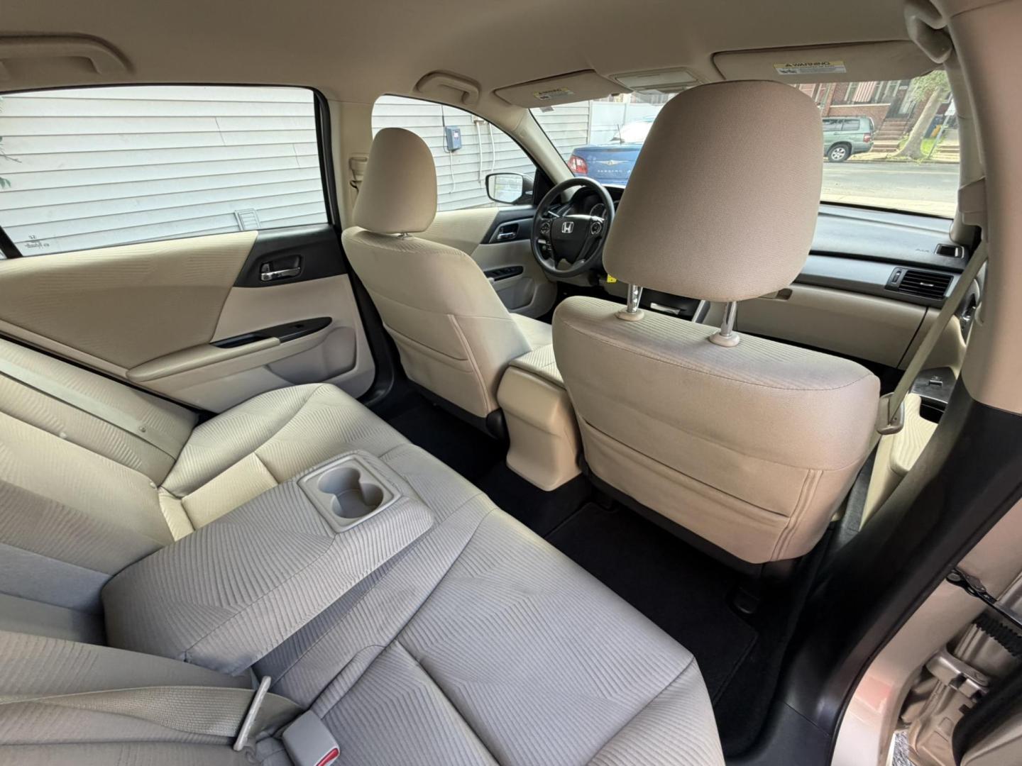 2014 Gold /beige Honda Accord LX Sedan CVT (1HGCR2F39EA) with an 2.4L L4 DOHC 16V engine, Continuously Variable Transmission transmission, located at 1018 Brunswick Ave, Trenton, NJ, 08638, (609) 989-0900, 40.240086, -74.748085 - Here is a really nice 2 owner Honda Accord that has been regularly serviced! Great reliability and super clean vehicle. Recently detailed and ready to go! Please call Anthony to set up an appt. ASAP as this Honda will not last long at all! 609-273-5100 - Photo#11