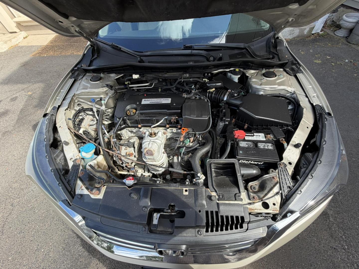 2014 Gold /beige Honda Accord LX Sedan CVT (1HGCR2F39EA) with an 2.4L L4 DOHC 16V engine, Continuously Variable Transmission transmission, located at 1018 Brunswick Ave, Trenton, NJ, 08638, (609) 989-0900, 40.240086, -74.748085 - Here is a really nice 2 owner Honda Accord that has been regularly serviced! Great reliability and super clean vehicle. Recently detailed and ready to go! Please call Anthony to set up an appt. ASAP as this Honda will not last long at all! 609-273-5100 - Photo#12