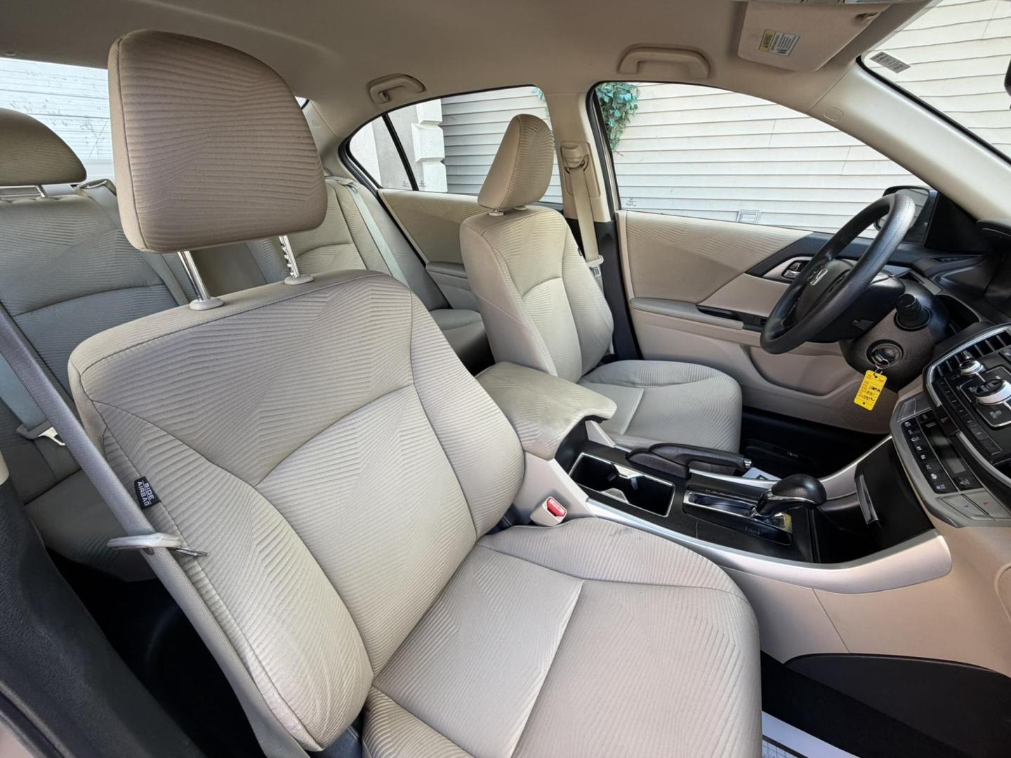 2014 Gold /beige Honda Accord LX Sedan CVT (1HGCR2F39EA) with an 2.4L L4 DOHC 16V engine, Continuously Variable Transmission transmission, located at 1018 Brunswick Ave, Trenton, NJ, 08638, (609) 989-0900, 40.240086, -74.748085 - Here is a really nice 2 owner Honda Accord that has been regularly serviced! Great reliability and super clean vehicle. Recently detailed and ready to go! Please call Anthony to set up an appt. ASAP as this Honda will not last long at all! 609-273-5100 - Photo#15