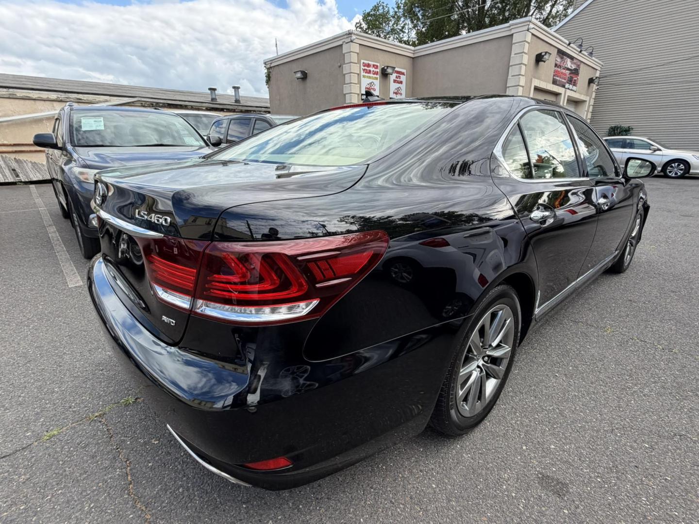 2013 BLACK /Tan Leather Lexus LS 460 Luxury Sedan AWD (JTHCL5EF2D5) with an 4.6L V8 DOHC 32V engine, 8-Speed Automatic transmission, located at 1018 Brunswick Ave, Trenton, NJ, 08638, (609) 989-0900, 40.240086, -74.748085 - Wow, this 1 owner Black Beauty is so clean and nice! Serviced up and ready to go with under 80k pampered miles! A must see and drive to appreciate, Call Anthony to set up an appt. 609-273-5100. Financing available! - Photo#2