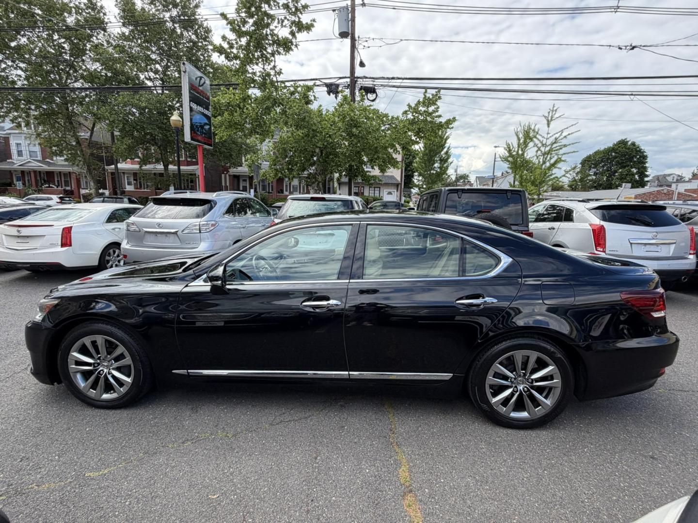2013 BLACK /Tan Leather Lexus LS 460 Luxury Sedan AWD (JTHCL5EF2D5) with an 4.6L V8 DOHC 32V engine, 8-Speed Automatic transmission, located at 1018 Brunswick Ave, Trenton, NJ, 08638, (609) 989-0900, 40.240086, -74.748085 - Wow, this 1 owner Black Beauty is so clean and nice! Serviced up and ready to go with under 80k pampered miles! A must see and drive to appreciate, Call Anthony to set up an appt. 609-273-5100. Financing available! - Photo#6