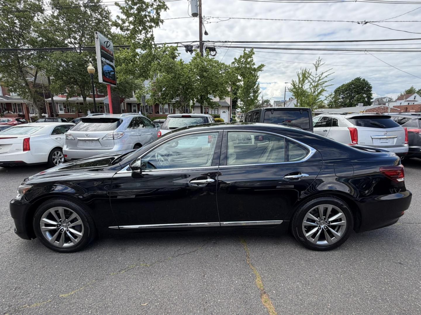 2013 BLACK /Tan Leather Lexus LS 460 Luxury Sedan AWD (JTHCL5EF2D5) with an 4.6L V8 DOHC 32V engine, 8-Speed Automatic transmission, located at 1018 Brunswick Ave, Trenton, NJ, 08638, (609) 989-0900, 40.240086, -74.748085 - Wow, this 1 owner Black Beauty is so clean and nice! Serviced up and ready to go with under 80k pampered miles! A must see and drive to appreciate, Call Anthony to set up an appt. 609-273-5100. Financing available! - Photo#9