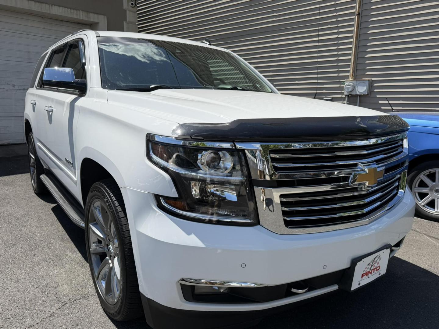 2015 White /Tan Chevrolet Tahoe LTZ 4WD (1GNSKCKC6FR) with an 5.3L V8 OHV 16V engine, 6-Speed Automatic transmission, located at 1018 Brunswick Ave, Trenton, NJ, 08638, (609) 989-0900, 40.240086, -74.748085 - Photo#2