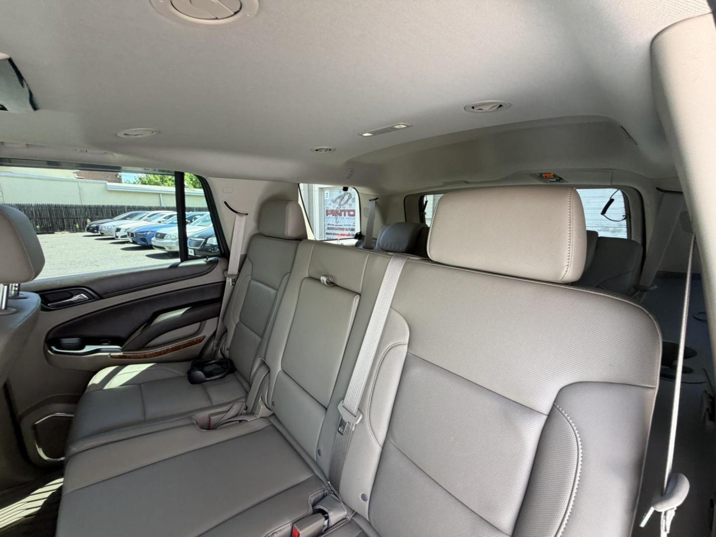 2015 White /Tan Chevrolet Tahoe LTZ 4WD (1GNSKCKC6FR) with an 5.3L V8 OHV 16V engine, 6-Speed Automatic transmission, located at 1018 Brunswick Ave, Trenton, NJ, 08638, (609) 989-0900, 40.240086, -74.748085 - Photo#14