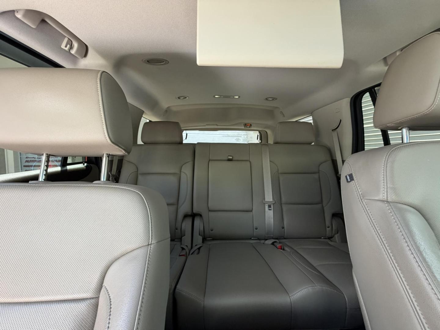 2015 White /Tan Chevrolet Tahoe LTZ 4WD (1GNSKCKC6FR) with an 5.3L V8 OHV 16V engine, 6-Speed Automatic transmission, located at 1018 Brunswick Ave, Trenton, NJ, 08638, (609) 989-0900, 40.240086, -74.748085 - Photo#31