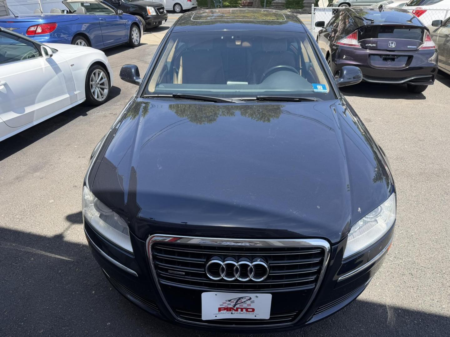 2008 BLUE /Tan Leather Audi A8 L (WAUMV94E88N) with an 4.2L V8 DOHC 40V engine, 6-Speed Automatic Overdrive transmission, located at 1018 Brunswick Ave, Trenton, NJ, 08638, (609) 989-0900, 40.240086, -74.748085- Photo#5