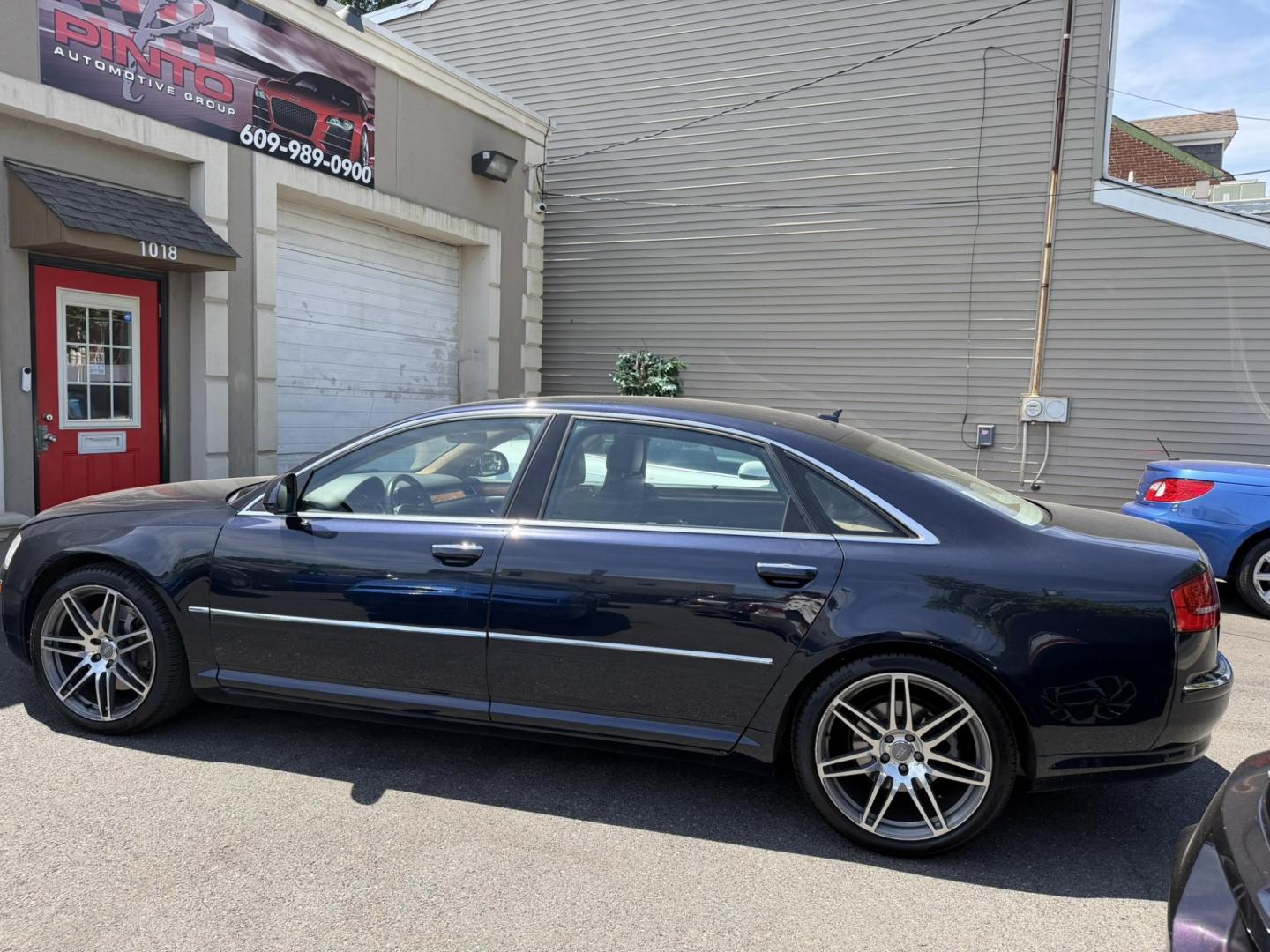 2008 BLUE /Tan Leather Audi A8 L (WAUMV94E88N) with an 4.2L V8 DOHC 40V engine, 6-Speed Automatic Overdrive transmission, located at 1018 Brunswick Ave, Trenton, NJ, 08638, (609) 989-0900, 40.240086, -74.748085- Photo#6