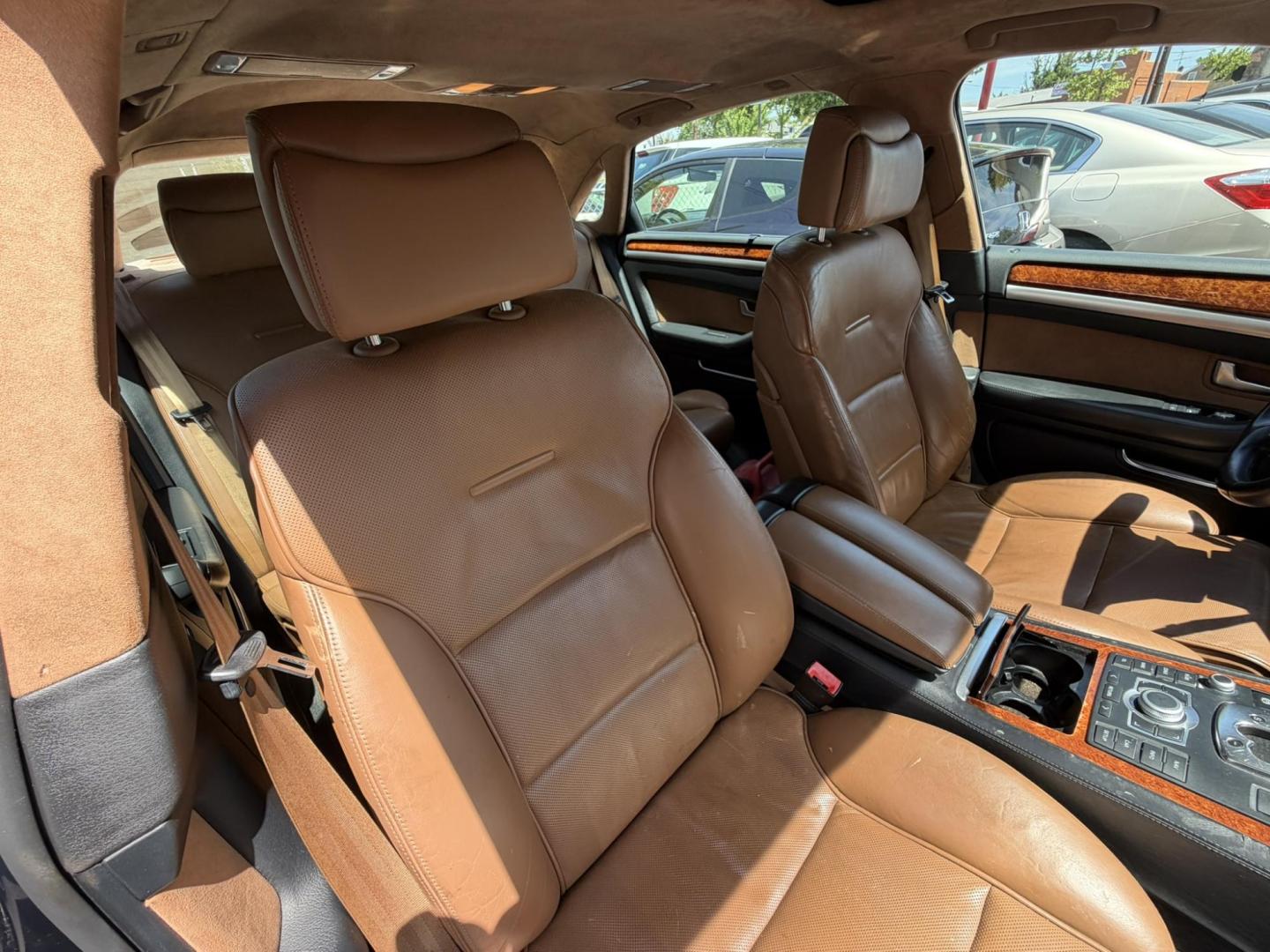 2008 BLUE /Tan Leather Audi A8 L (WAUMV94E88N) with an 4.2L V8 DOHC 40V engine, 6-Speed Automatic Overdrive transmission, located at 1018 Brunswick Ave, Trenton, NJ, 08638, (609) 989-0900, 40.240086, -74.748085- Photo#11