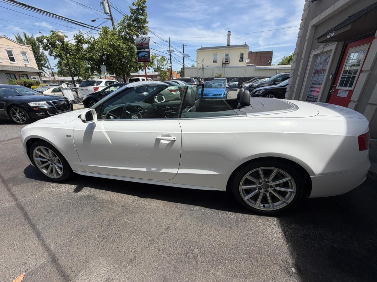 2016 White /Black Leather Audi A5 2.0T Premium Plus Cabriolet quattro (WAUM2AFH4GN) with an 2.0L L4 DOHC 16V TURBO engine, 8A transmission, located at 1018 Brunswick Ave, Trenton, NJ, 08638, (609) 989-0900, 40.240086, -74.748085 - Wow! Here is a really nice 2 owner Audi A5 Cabrio that has been garage kept since new w super low miles! Recent services have been completed to make this vehicle as new as possible! A must see and drive ASAP! Call Anthony 609-273-5100 - Photo#2