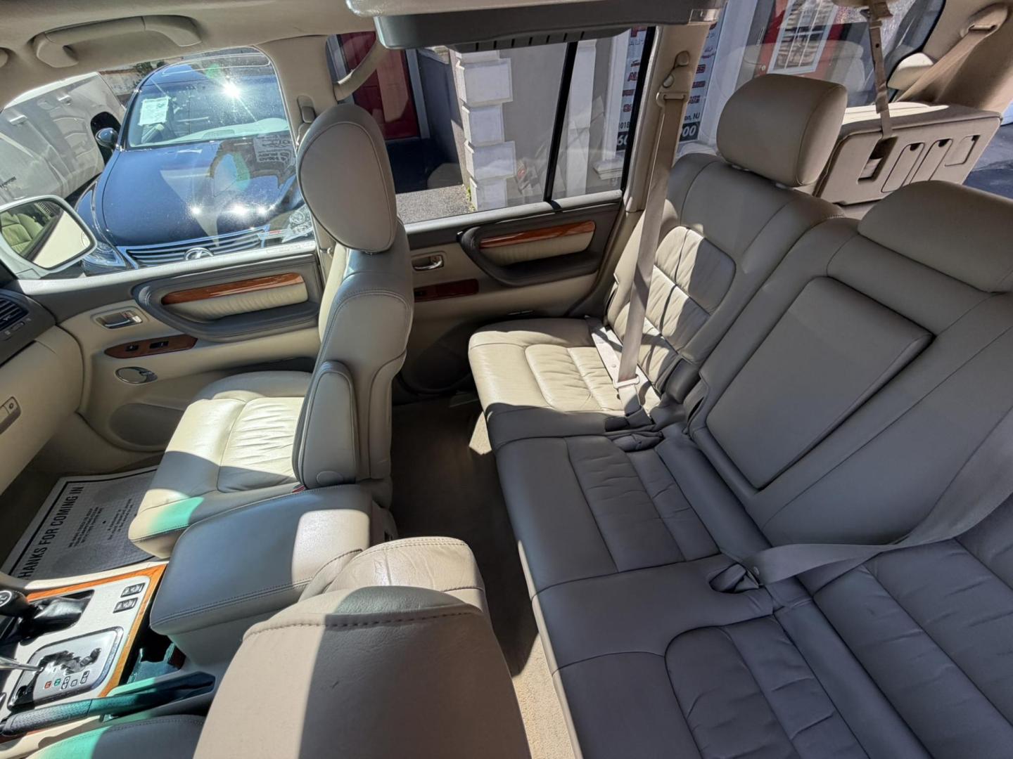 2004 White /Tan Leather Lexus LX 470 Sport Utility (JTJHT00W043) with an 4.7L V8 DOHC 32V engine, 5-Speed Automatic Overdrive transmission, located at 1018 Brunswick Ave, Trenton, NJ, 08638, (609) 989-0900, 40.240086, -74.748085 - Here is a really Rare 1 owner Lexus SUV! Freshly detailed and serviced and ready for another 100k or more miles! Lots of consistent service history on this LX470! Please call Anthony to set an appt. as this will not last long on the lot! 609-273-5100- Photo#47