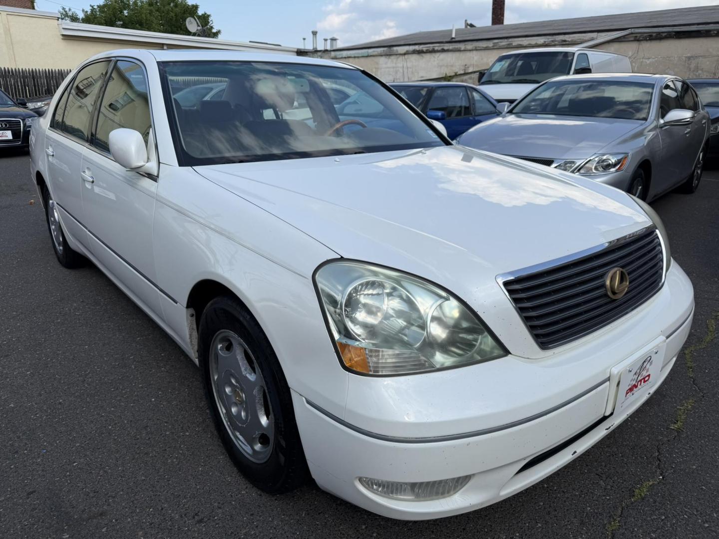 2001 White /beige Lexus LS 430 Sedan (JTHBN30F610) with an 4.3L V8 DOHC 32V engine, 5-Speed Automatic Overdrive transmission, located at 1018 Brunswick Ave, Trenton, NJ, 08638, (609) 989-0900, 40.240086, -74.748085 - Here is an old school Lexus LS that still runs and drives like new! Serviced up and ready to go for another 100k miles! Please call Anthony to set up appt. to see and drive 609-273-5100 - Photo#0