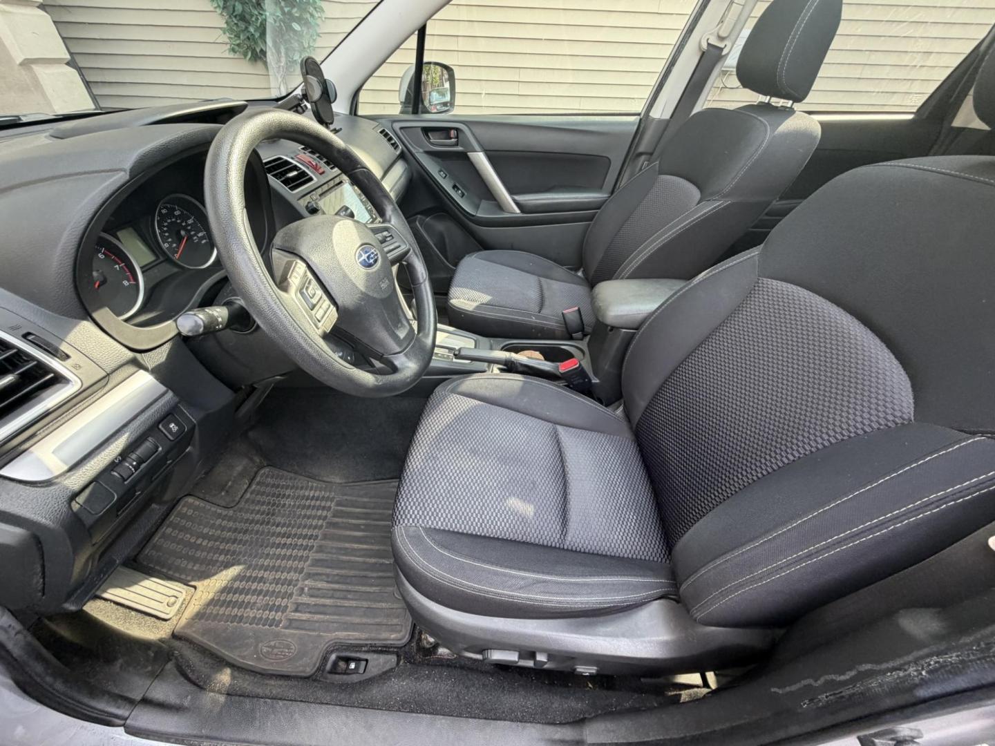 2016 SILVER /Black Subaru Forester 2.5i Premium PZEV CVT (JF2SJADC8GH) with an 2.5L H4 SOHC 16V engine, CVT transmission, located at 1018 Brunswick Ave, Trenton, NJ, 08638, (609) 989-0900, 40.240086, -74.748085- Photo#13