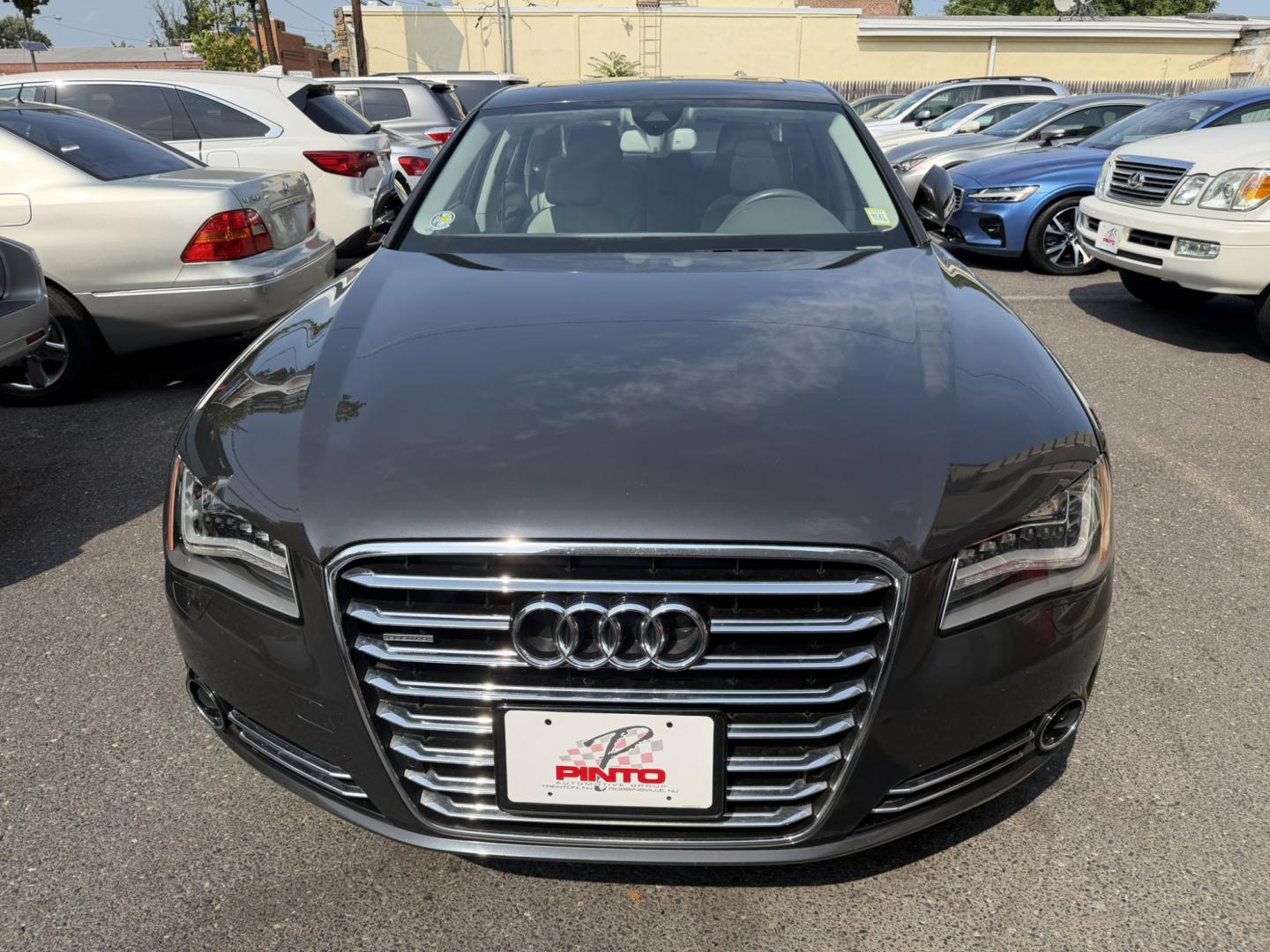 2011 GRAY /Gray Leather Audi A8 4.2 quattro (WAUAVAFD4BN) with an 4.2L V8 DOHC 40V engine, 6-Speed Automatic transmission, located at 1018 Brunswick Ave, Trenton, NJ, 08638, (609) 989-0900, 40.240086, -74.748085 - Well folks, here is a real unicorn! A super clean A-8 L that has been garage kept and maintained throughout its time! Just detailed and in "Like new" condition, a must see and drive to appreciate, financing available, please call Anthony to set up an appt. 609-273-5100- Photo#1