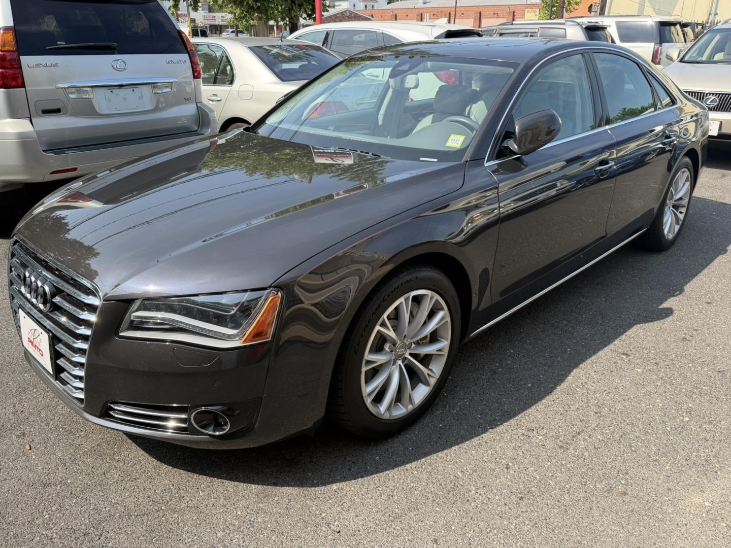 2011 GRAY /Gray Leather Audi A8 4.2 quattro (WAUAVAFD4BN) with an 4.2L V8 DOHC 40V engine, 6-Speed Automatic transmission, located at 1018 Brunswick Ave, Trenton, NJ, 08638, (609) 989-0900, 40.240086, -74.748085 - Well folks, here is a real unicorn! A super clean A-8 L that has been garage kept and maintained throughout its time! Just detailed and in "Like new" condition, a must see and drive to appreciate, financing available, please call Anthony to set up an appt. 609-273-5100- Photo#4