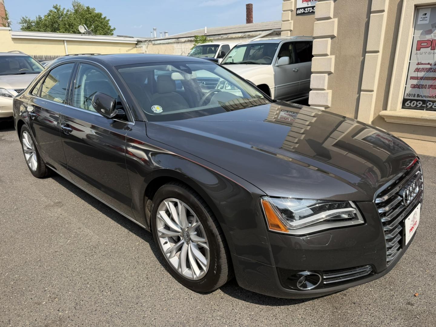 2011 GRAY /Gray Leather Audi A8 4.2 quattro (WAUAVAFD4BN) with an 4.2L V8 DOHC 40V engine, 6-Speed Automatic transmission, located at 1018 Brunswick Ave, Trenton, NJ, 08638, (609) 989-0900, 40.240086, -74.748085 - Well folks, here is a real unicorn! A super clean A-8 L that has been garage kept and maintained throughout its time! Just detailed and in "Like new" condition, a must see and drive to appreciate, financing available, please call Anthony to set up an appt. 609-273-5100- Photo#8