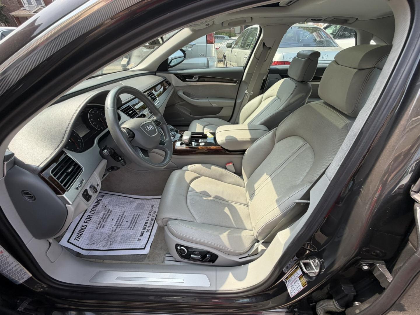 2011 GRAY /Gray Leather Audi A8 4.2 quattro (WAUAVAFD4BN) with an 4.2L V8 DOHC 40V engine, 6-Speed Automatic transmission, located at 1018 Brunswick Ave, Trenton, NJ, 08638, (609) 989-0900, 40.240086, -74.748085 - Well folks, here is a real unicorn! A super clean A-8 L that has been garage kept and maintained throughout its time! Just detailed and in "Like new" condition, a must see and drive to appreciate, financing available, please call Anthony to set up an appt. 609-273-5100- Photo#11