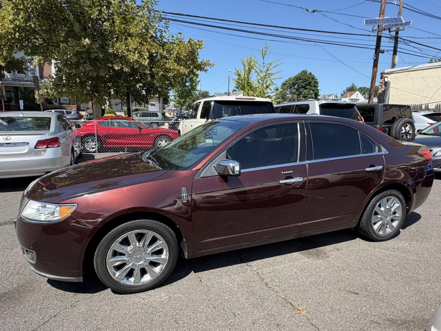 2012 /Black Leather Lincoln MKZ FWD (3LNHL2GC2CR) with an 3.5L V6 DOHC 24V engine, 6A transmission, located at 1018 Brunswick Ave, Trenton, NJ, 08638, (609) 989-0900, 40.240086, -74.748085- Photo#1