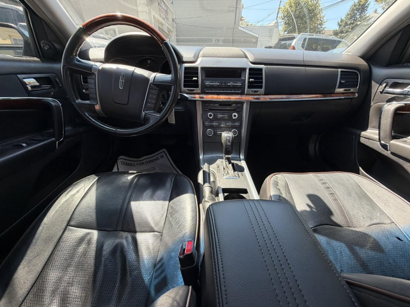 2012 /Black Leather Lincoln MKZ FWD (3LNHL2GC2CR) with an 3.5L V6 DOHC 24V engine, 6A transmission, located at 1018 Brunswick Ave, Trenton, NJ, 08638, (609) 989-0900, 40.240086, -74.748085- Photo#26