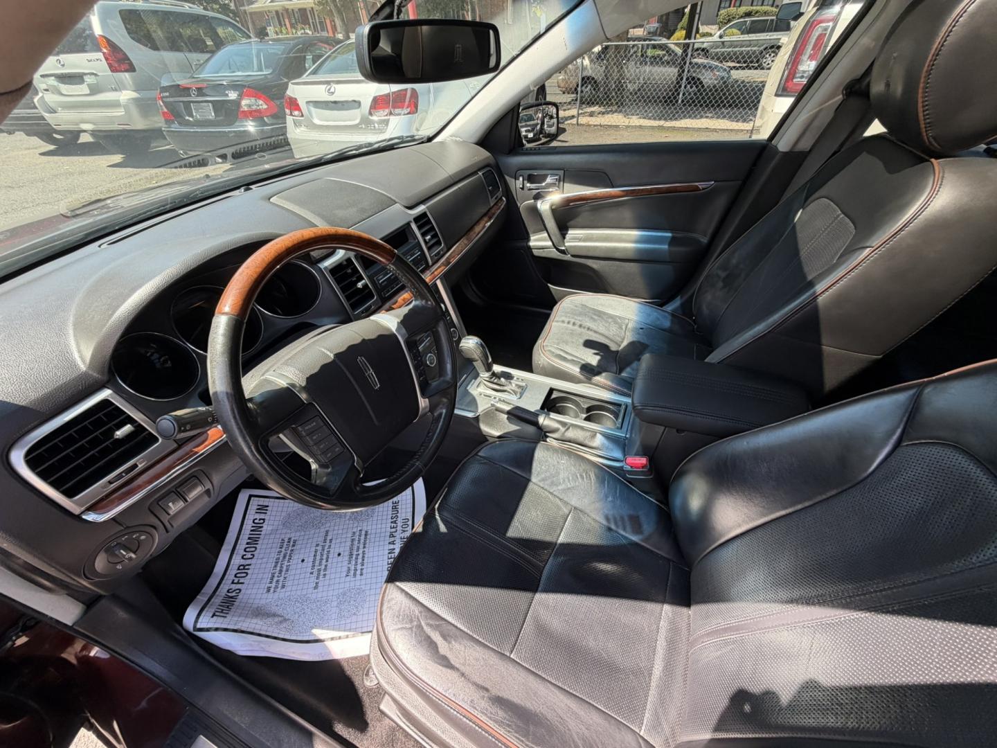 2012 /Black Leather Lincoln MKZ FWD (3LNHL2GC2CR) with an 3.5L V6 DOHC 24V engine, 6A transmission, located at 1018 Brunswick Ave, Trenton, NJ, 08638, (609) 989-0900, 40.240086, -74.748085- Photo#35