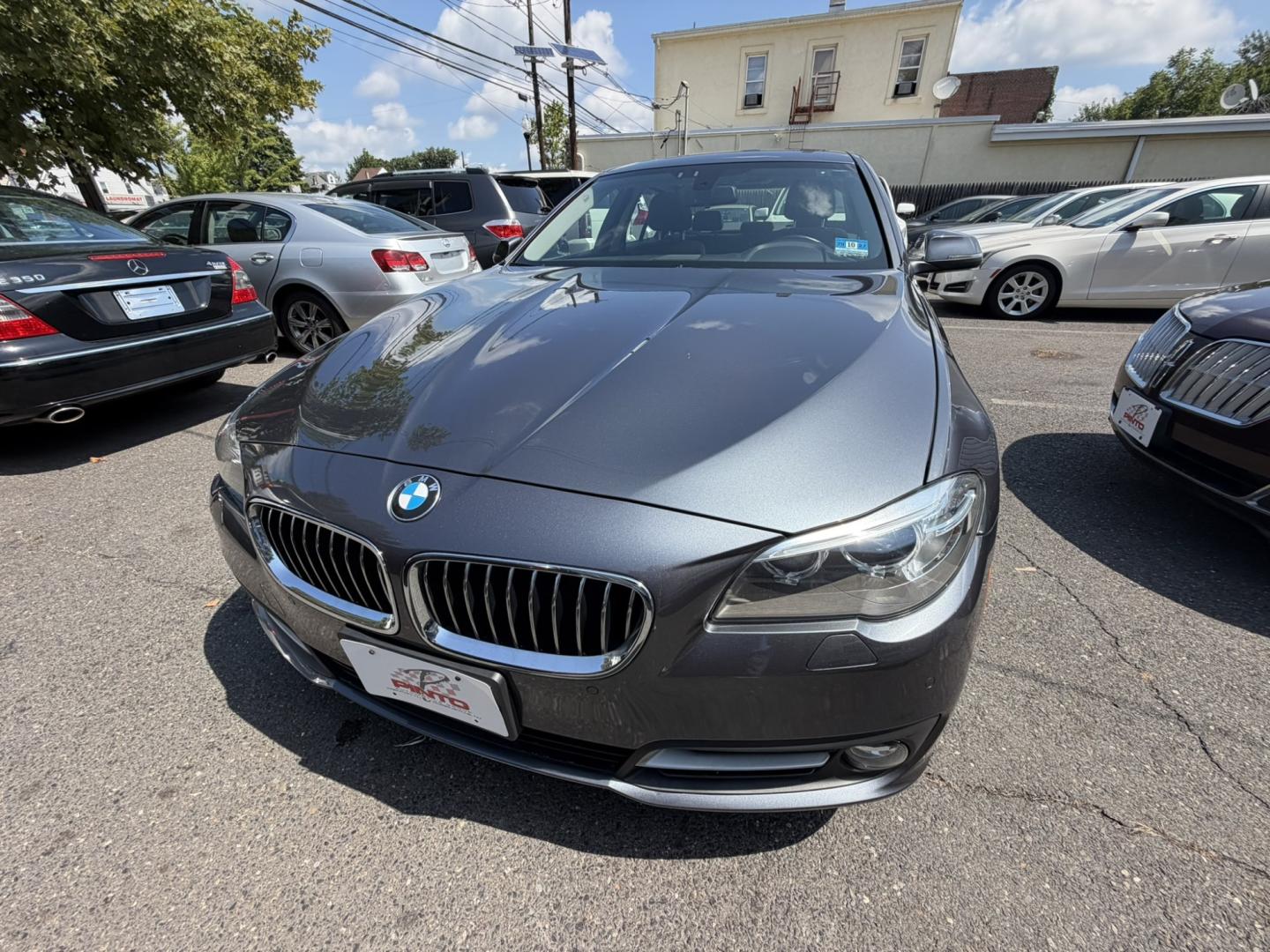 2016 GRAY /Black Leather BMW 5-Series 528i xDrive (WBA5A7C53GG) with an 3.0L L6 DOHC 24V engine, 8A transmission, located at 1018 Brunswick Ave, Trenton, NJ, 08638, (609) 989-0900, 40.240086, -74.748085- Photo#1