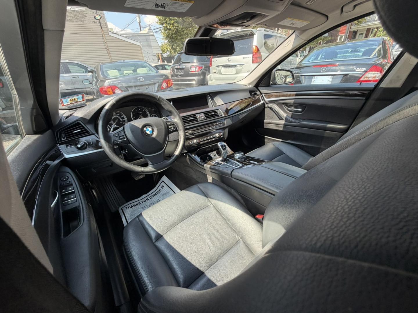 2016 GRAY /Black Leather BMW 5-Series 528i xDrive (WBA5A7C53GG) with an 3.0L L6 DOHC 24V engine, 8A transmission, located at 1018 Brunswick Ave, Trenton, NJ, 08638, (609) 989-0900, 40.240086, -74.748085- Photo#12