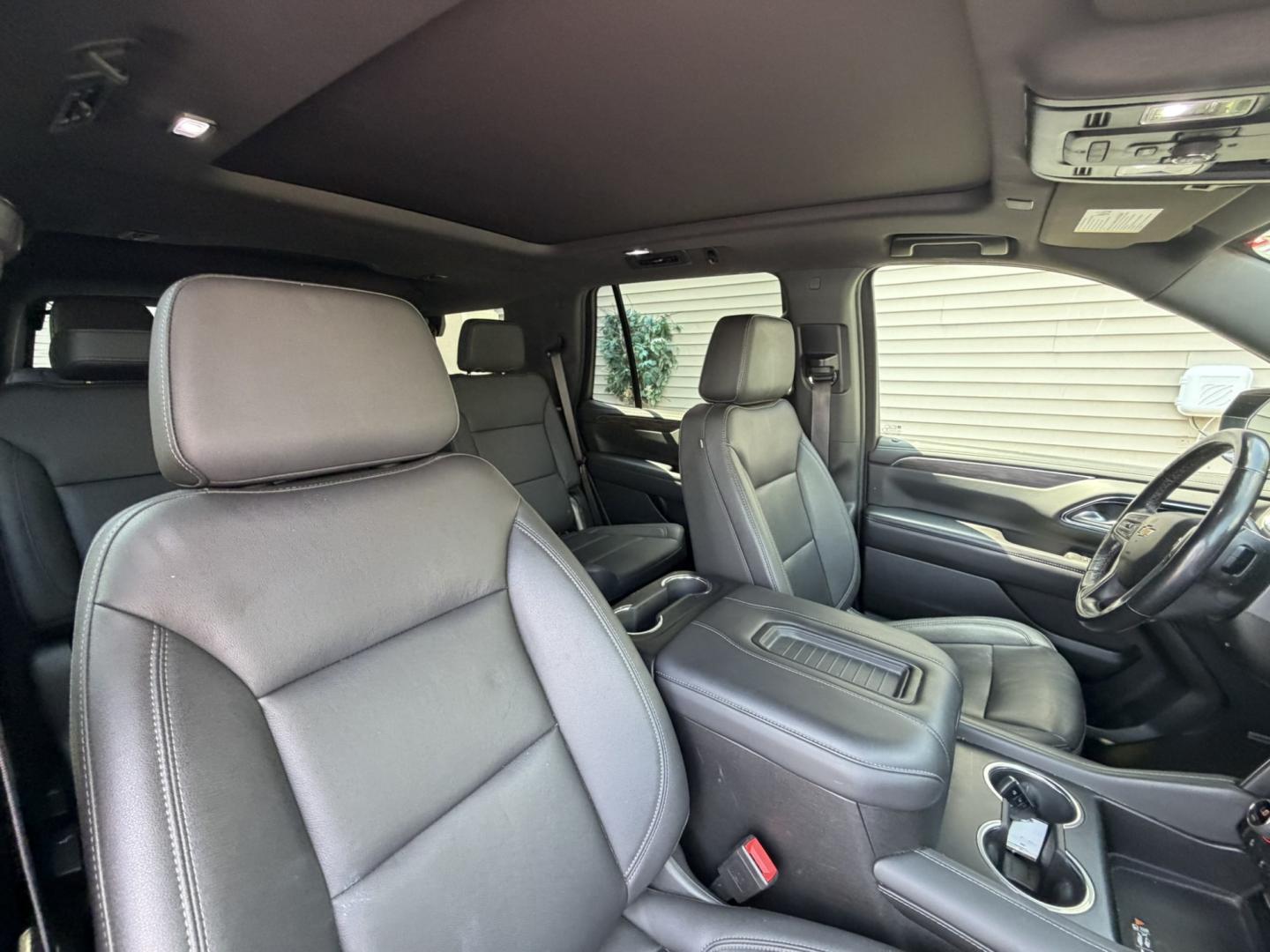 2022 GRAY /Black Leather Chevrolet Tahoe LT 4WD (1GNSKNKD1NR) with an 5.3L V8 OHV 16V engine, 10A transmission, located at 1018 Brunswick Ave, Trenton, NJ, 08638, (609) 989-0900, 40.240086, -74.748085- Photo#18