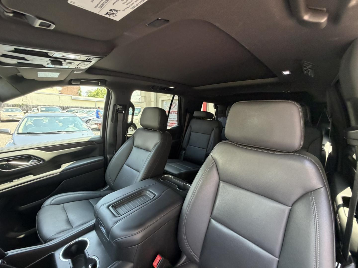 2022 GRAY /Black Leather Chevrolet Tahoe LT 4WD (1GNSKNKD1NR) with an 5.3L V8 OHV 16V engine, 10A transmission, located at 1018 Brunswick Ave, Trenton, NJ, 08638, (609) 989-0900, 40.240086, -74.748085- Photo#22