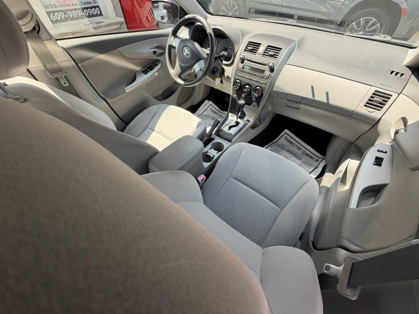 2010 GRAY /Gray Toyota Corolla Base 4-Speed AT (JTDBU4EE5AJ) with an 1.8L L4 DOHC 16V engine, 4A transmission, located at 1018 Brunswick Ave, Trenton, NJ, 08638, (609) 989-0900, 40.240086, -74.748085- Photo#11