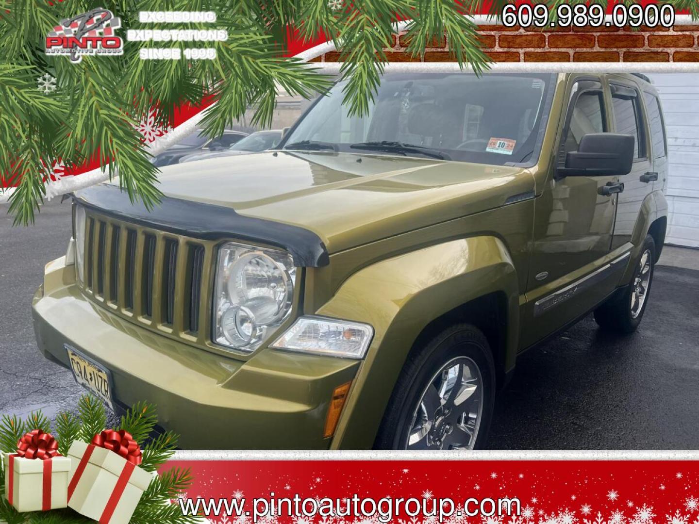2012 GREEN /BLACK LEATHER Jeep Liberty (1C4PJMAK4CW) with an 3.7L V6 SOHC 12V engine, 4-Speed Automatic transmission, located at 1018 Brunswick Ave, Trenton, NJ, 08638, (609) 989-0900, 40.240086, -74.748085 - 2012 JEEP LIBERTY 4WD IN EXCELLENT CONDITION UNIQUE CRIMSON GREEN METALLIC COLOR! LEATHER INTERIOR, HEATED SEATS, POWER WINDOWS AND LOCKS, BLACK LEATHER! THIS JEEP HAS BEEN IN OUR FAMILY FOR YEARS AND HAS BEEN SERVICED UP REGULARLY! PLEASE CALL ANTHONY FOR AN APPT. TO SEE AND DRIVE- - Photo#0