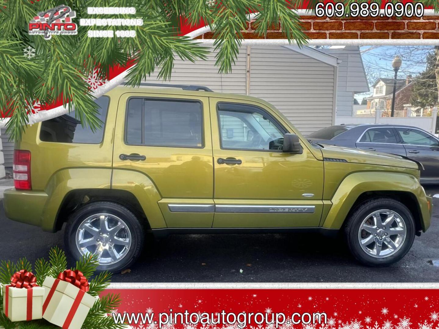 2012 GREEN /BLACK LEATHER Jeep Liberty (1C4PJMAK4CW) with an 3.7L V6 SOHC 12V engine, 4-Speed Automatic transmission, located at 1018 Brunswick Ave, Trenton, NJ, 08638, (609) 989-0900, 40.240086, -74.748085 - 2012 JEEP LIBERTY 4WD IN EXCELLENT CONDITION UNIQUE CRIMSON GREEN METALLIC COLOR! LEATHER INTERIOR, HEATED SEATS, POWER WINDOWS AND LOCKS, BLACK LEATHER! THIS JEEP HAS BEEN IN OUR FAMILY FOR YEARS AND HAS BEEN SERVICED UP REGULARLY! PLEASE CALL ANTHONY FOR AN APPT. TO SEE AND DRIVE- - Photo#1